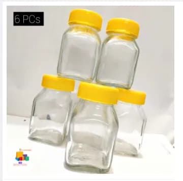 Glassware food jar food container glass jar 100 gm 6 piece