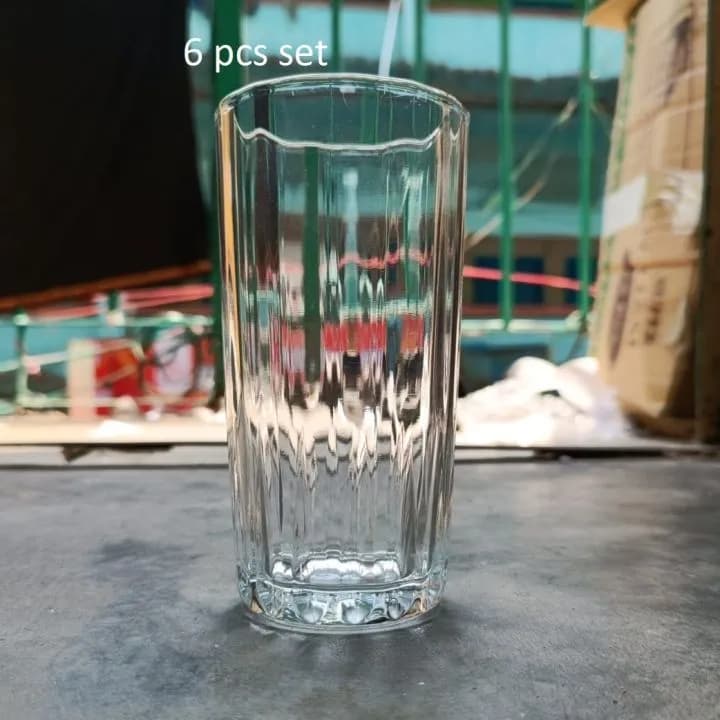 Image of Beautiful Design Drinking Water Glass for Everyday Use N50T Premium Glass for Men Stylish Glass Set Multipurpose Glass Jar Style Easy to Clean