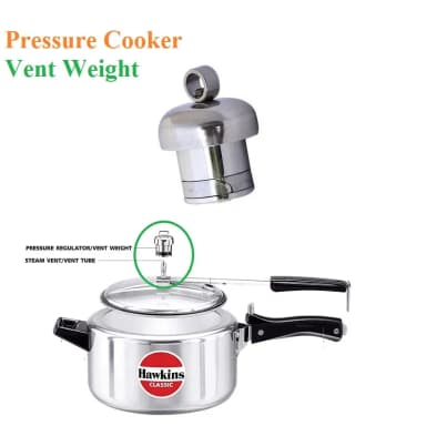 Pressure Cooker Vent Tube and Weight Whistles Assembly