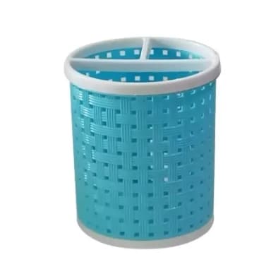 Pen Holder Pen Stand Plastic Pen Stand Round Stationery Holder