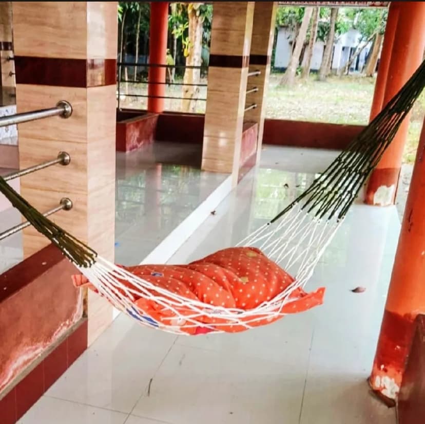 Image of Handmade Rattan Dolna Large Hanging Rope Swing Bed for Adults Babies Multi Purpose Traditional Dulna for Home Garden randomly selected