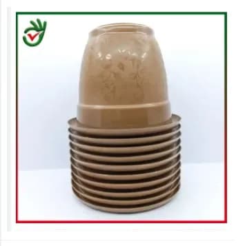 Stylish Addition 10 inch plastic flower tub 10 picas Brown color esha flower tub planters fuler tob Modern Choice Expression