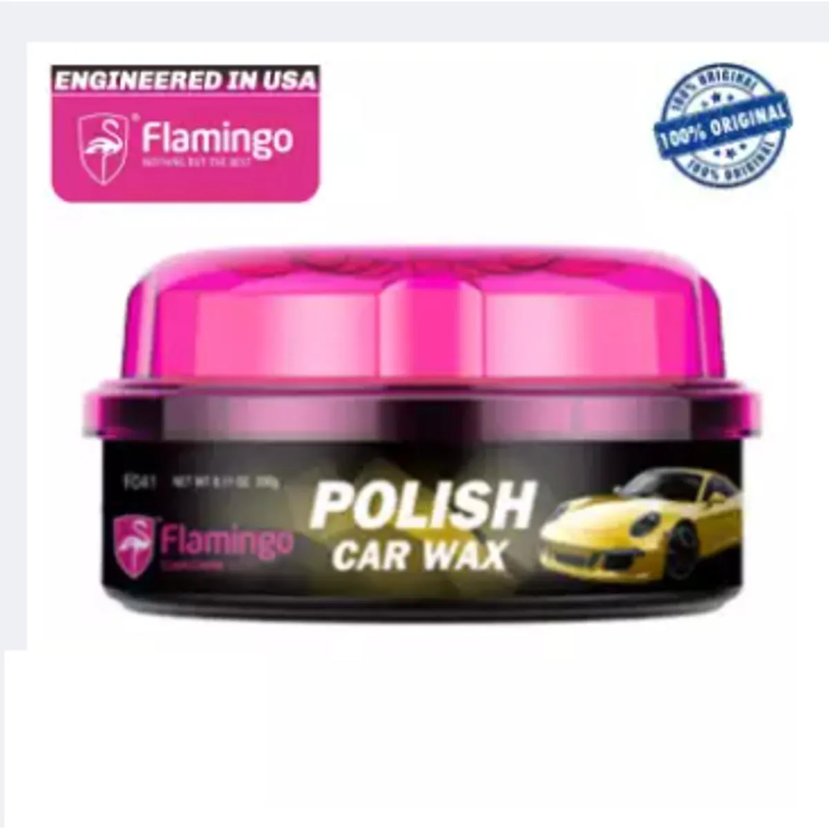 Flamingo Polish Wax for Longest lasting High gloss Shine of for Motorbike Car