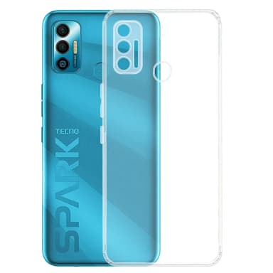 For Tecno Spark 7 or Spark 7T Transparent Slim Soft Back Case Cover