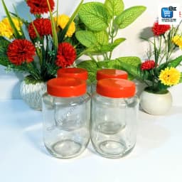 Elegant 500 ml Glass Jar Glass Jar for Kitchen Glass Jar Container Premium Storage Preservation Jar Food Storage Glassware Thumbnail 4