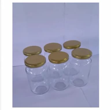 Glass jar kitchen jar 500 gm 6 pcs