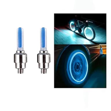 Car Bike or Bicycle Tyre LED Light with Motion Sensor Tyre Light Fancy Light Tail Light 2 pcs