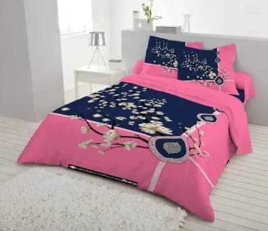 new collection luxury cotton double size twill panel bed sheet size 7 5 8 5 King size with two pillow cover
