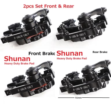 Oil Brek Type Bicycle Parts Brakes MTB Mountain Bike Line Pulling Mechanical Disc Brakes Bicycle Parts Bicycle Accessories 1 pc