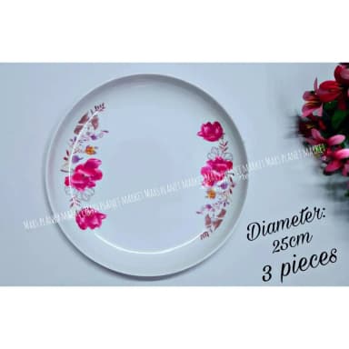 Melamine Plate Classic Plate Set 3 Pieces Set