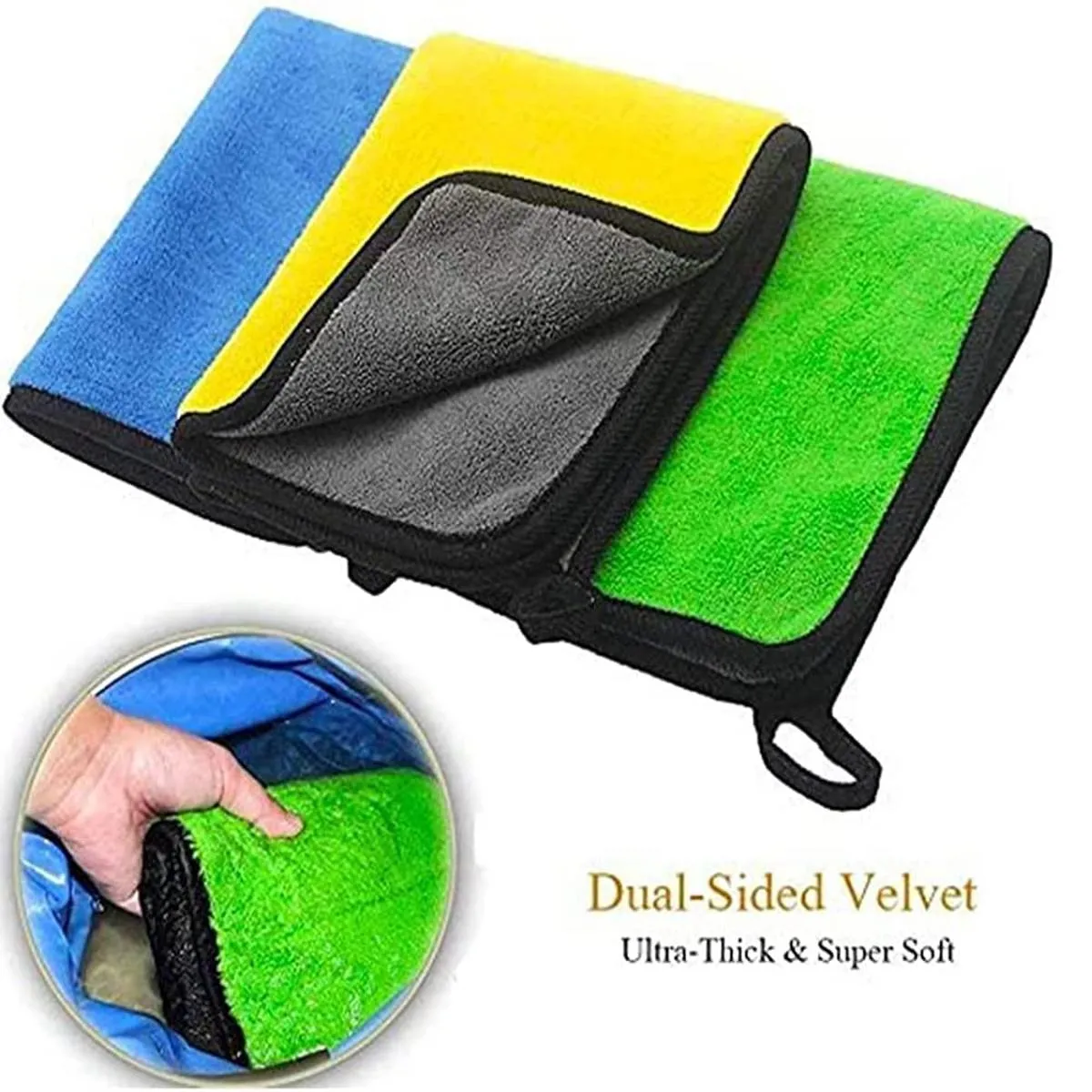 Microfiber Car Cleaning and Washing Towel Motorcycle Car Wash Dry Cleaning Polish Soft Microfiber Towel