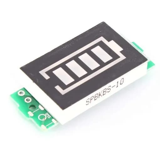 Image of Battery Capacity 4 Digit Indicator Meter 3 7v 4 2v 1S 8s Battery Battery