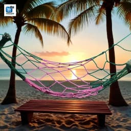 Handmade Rattan Dolna Large Hanging Rope Swing Bed for Adults Babies Multi Purpose Traditional Dulna for Home Garden randomly selected Thumbnail 2