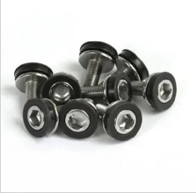 Bicycle Crank in the shaft screw fixing nut universal dead flying pedal screw NutBolt Bicycle Accessories 2 pcs