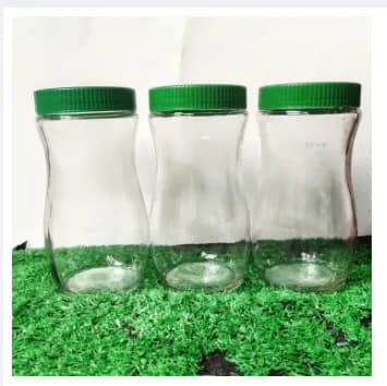 Image of Glassware Food Jar Food Container glass Jar 1000ml 2pcs