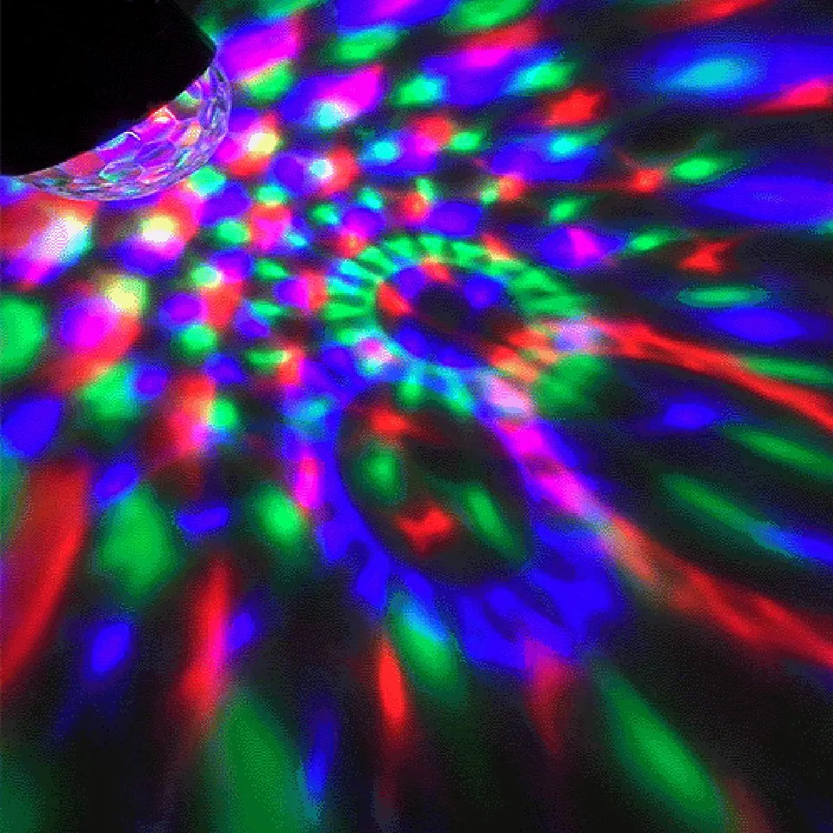 360 Degree LED Rotating Bulb Magic Dj Disco Light for Festival Home Shop Diwali Wedding Birthday Party Decoration thumbnail 2