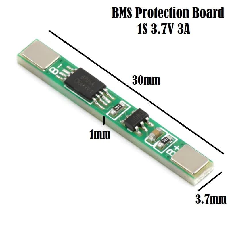 Image of 1S 3 7V 3A li ion BMS PCM protection board 2PCS