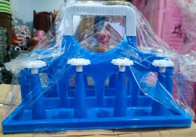 Plastic Glass Stand Multicolor 1 pcs