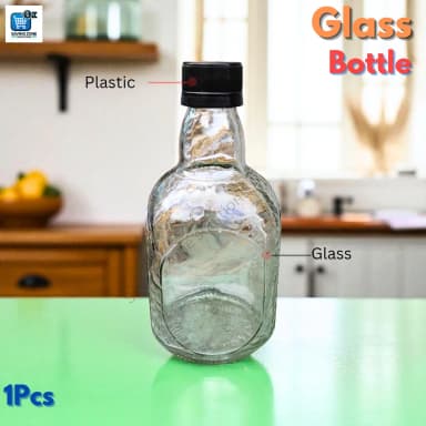 180 ml 375 ml Premium Glass Water Bottle Set Reusable Eco Friendly Glass Bottles for Water Juice Beverages Durable Leak Proof Design for Daily Use