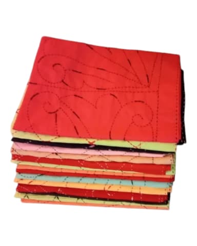 Combo Pack of 5 Pieces Baby Nokshi Katha Multicolor