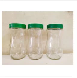 Glassware Food Jar Food Container glass Jar 1000ml 2pcs Thumbnail 1