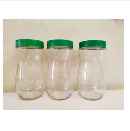 Image of Glassware Food Jar Food Container glass Jar 1000ml 2pcs
