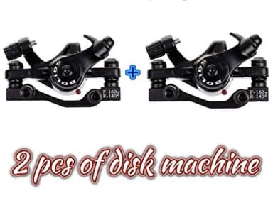 Bicycle Mechanical Disc Brake Cycling (2pieces) Front/Rear Calipers - Bike - সাইকেল