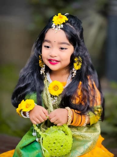 Baby ready saree baby saree peticort belauj fular tikli fular golar har fular breslet churi