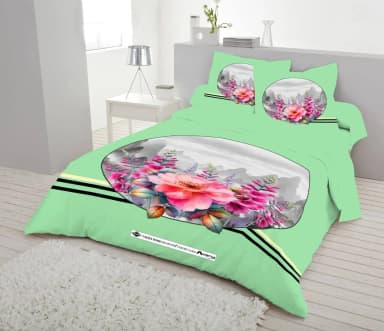 pakiza luxury panel bed sheet king size with two pillow cover 100 cloer garanty