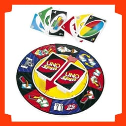 UNO Spin Card Board Game For Family Party Game Ages 6+ Boy child Girl Toy Gift Thumbnail 3