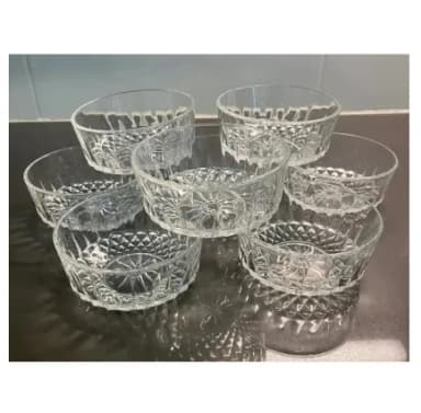 Bati Set Snack Bowl Set Soup Set Firni Bati Set Glass Bowl Set N 22B 6 Pcs