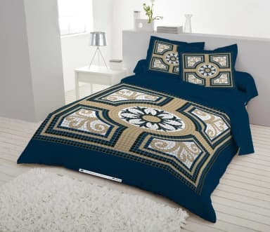cotton and comfortable cotton king size panel bed sheet with two pillow cover size 7 5 8 5 feet King size