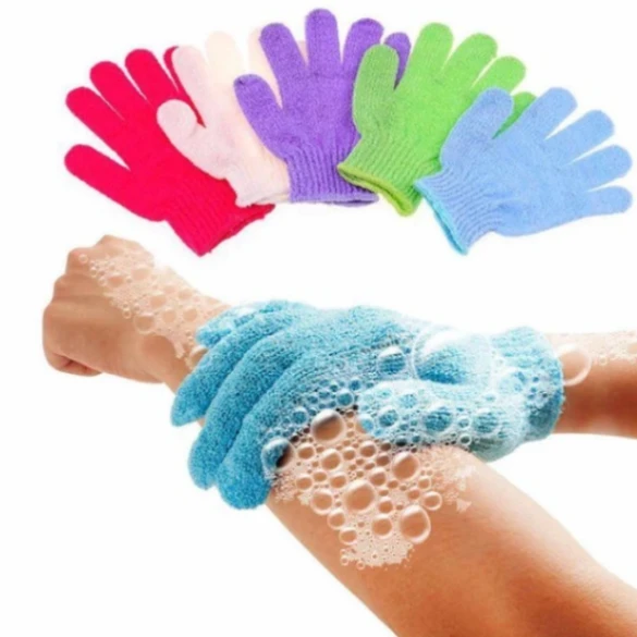 Bath Glove Cleaning Body Massage Sponge Wash Skin Moisturizing SPA Five Fingers Shower Scrub Gloves Foam 1