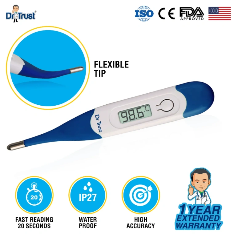 Digital Flexible Thermometer Tester for Baby Children Adult Easy Accurate Quickly Rustle with Sound Beep 1