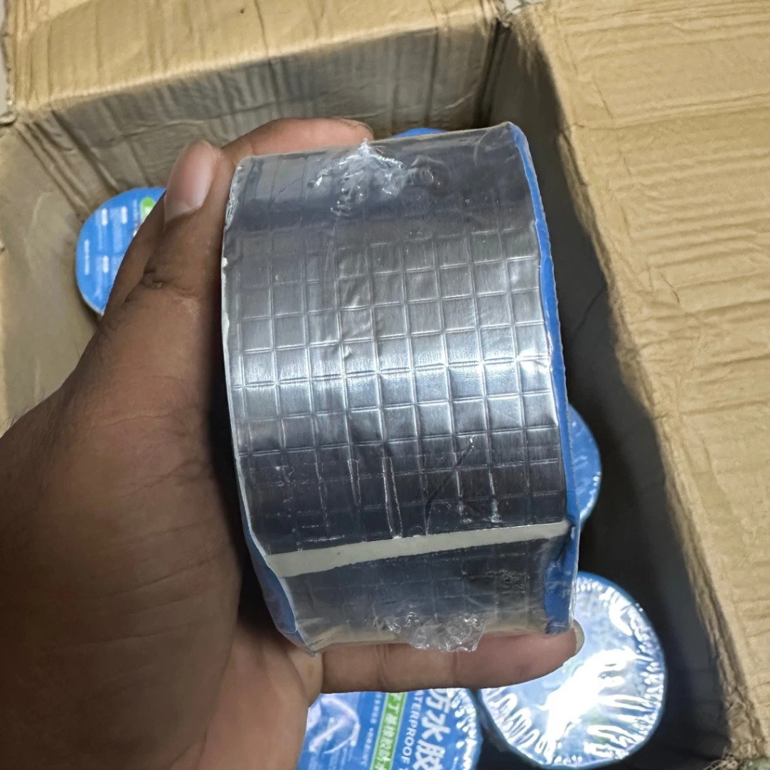 Aluminium Foil Tape, Super Waterproof Tape Butyl Rubber Aluminium Foil Tape for Roof Pipe Repair 4