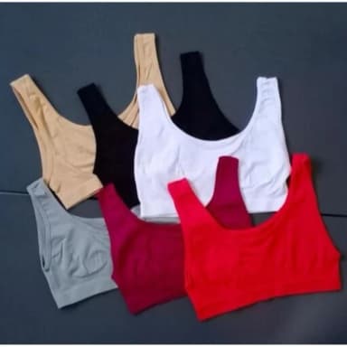 4pcs Semis bra sports bra cotton bra teenagers & women bra অরজিনাল ছবি ভিতরে দেওয়া আছে