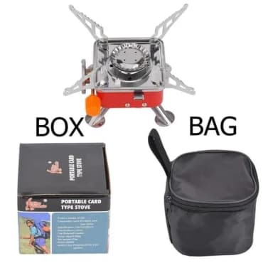 Portable Card Type Campaign Butane Gas Stove Burner( without bottle)