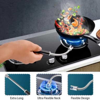 Rechargeable USB Electric Lighter for Candle, Camping, BBQ