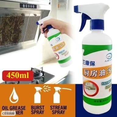 Kitchen Cleaner Spray-450ml, Kitchen Oil & Grease Stain Remover