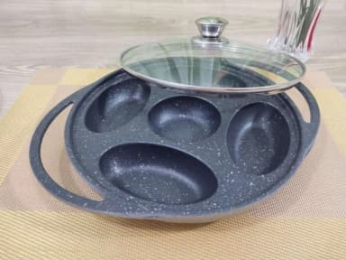 Non stick pitha pan with glass lid, Bd-Kor Pitha ful