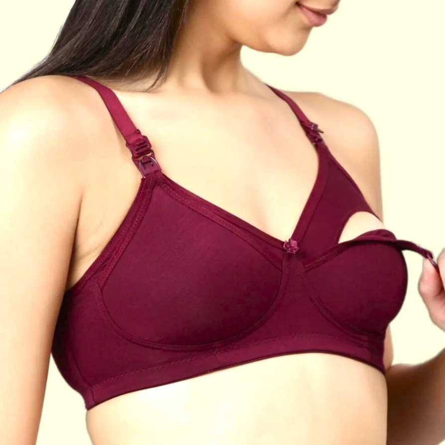 নতুন মা-দের একটাই চিন্তা থাকে ব্রেস্টফিডিং সিস্টেমের সাথে আরামদায়ক ম্যাটারনিটি ব্রা 1 PCS 3