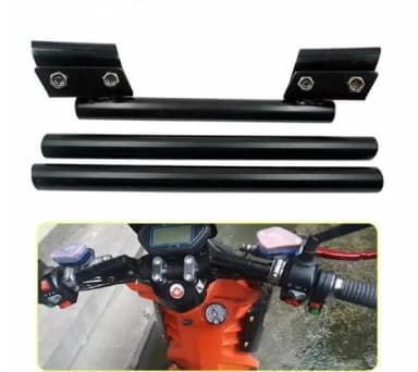 Motorcycle 3 Part Motified Handle Bar (Black Color)