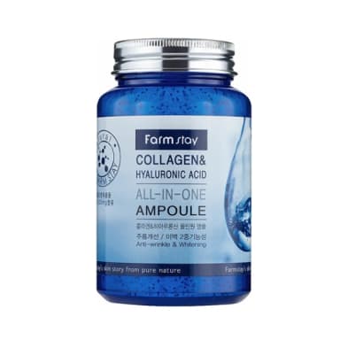 FARM STAY Collagen & Hyaluronic Acid All In One Ampoule 250 ml