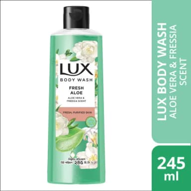 Lux Body Wash Freesia Scent & Aloe Vera 245ml