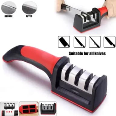 Knife Sharpener Stainless Steel Kitchen Tool Sharpening Stone Grinder Knives Sharpener Kitchen Tools - Knife Sharpener