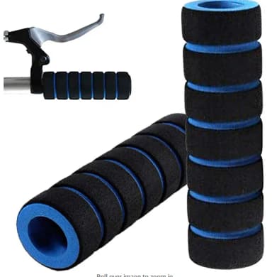 Bike Grips Handlebar Cover Handle Grip Cover Sleeve Bamboo Sponge Shock Absorption Non slip Comfortable for Mountain Bike 1 Pair