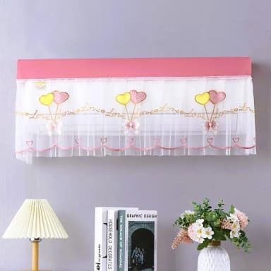 Embroidered Net Split AC Cover