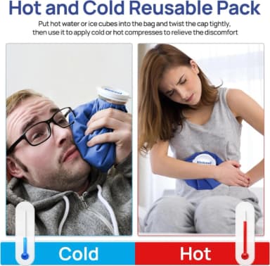 Hot & Cold Pack Reusable Ice Bags, First Aid Multipurpose Hot Cold Therapy