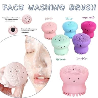 Octopus face cleanser