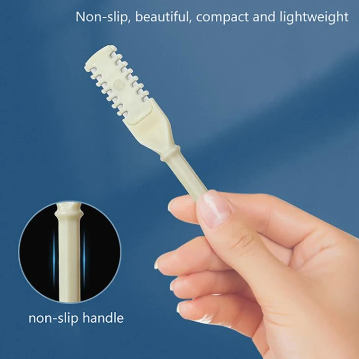 2-in-1 Nasal Hair Cutter | 360 Rotating Nose Hair Trimmer & Manual Ear Picker | Portable Double-Sided Nose & Ear Hair Trimmer 4